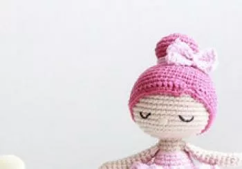 La Crochetería: Dalia: amigurumi bailarina | Dalia: Dancer Amigurumi. En Barcelona