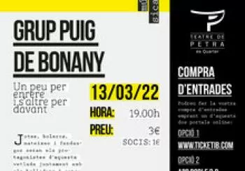 Un peu per enrere i s'alre per envant! (Grup Puig de Bonany) en Petra