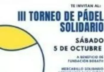III Torneo de Pádel Solidario Fundación Bobath. En Madrid