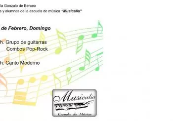 Audición de alumnos de la escuela de música 