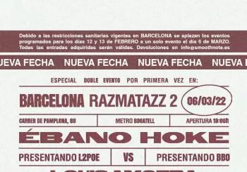 ÉBANO Vs. HOKE (Hosted by LOUIS AMOEBA) en BARCELONA en Barcelona