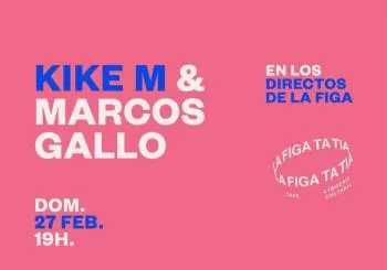 Marcos Gallo y Kike M en La Figa en Burgos