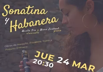 Concierto de Marta Pío (clarinete) y Mara Jaubert (piano) en Tenerife