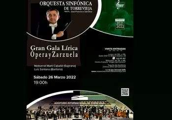 Gran Gala Lírica Opera y Zarzuela en TORREVIEJA (ALICANTE)