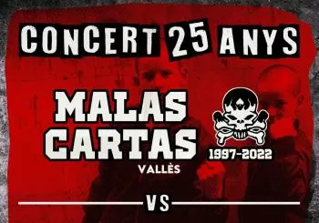 Concert 25 anys de Malas Cartas + convidats al VADE en Sabadell