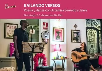 BAILANDO VERSOS - Poesía y danza con Artemisa Semedo y Jelen en Madrid
