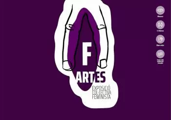 VISITA ESCOLAR A F-ART(ES) EXPOSICIÓ COL·LECTIVA FEMINISTA - Can Soler en sa Pobla