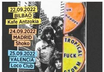 Tropical Fuck Storm en Espana en Kafe Antzokia