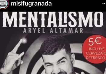 “HUMOR ENTRE BARRAS” NOCHE DE MENTALISMO Y COMEDIA en Granada