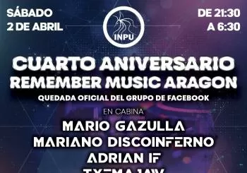 4 Aniversario, Remember Music Aragon en Zaragoza