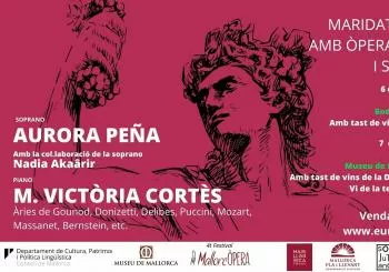 Maridatge de vi i òpera amb Aurora Peña-Museu de Mallorca en Palma