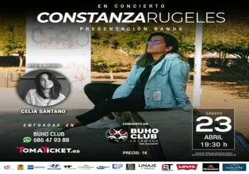 Constanza Rugeles en Tenerife