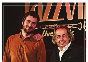 Juan Barrios y Antonio Pastor en Jazzville en Madrid