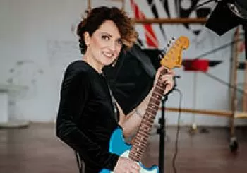 Vicky Gastelo en en Santiago de Compostela