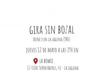 Gira Sin Bozal Irene X en Tenerife en La laguna