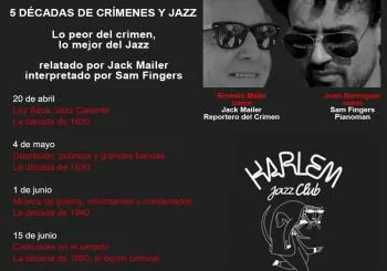5 DÉCADAS DE CRÍMENES Y JAZZ - Lo peor del crimen, lo mejor del jazz en Barcelona