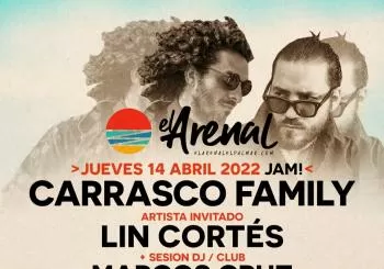 Jam Carrasco Family con Lin Cortes de Artista Invitado en El Palmar de Vejer de la Frontera