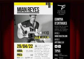MiAn Reyes (MÚSICA POP ROCK) en Petra