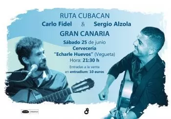 Ruta Cubacan- Sergio Alzola y Carlo Fidel Taboada en Las Palmas de Gran Canaria