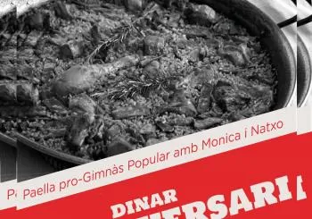 Paella Primer Aniversari Gimnàs Popular en Barcelona