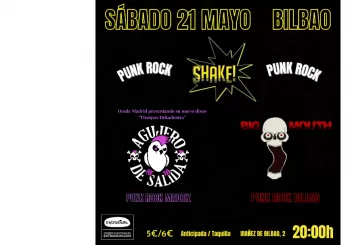 CONCIERTO DE BIG MOUTH Y AGUJERO DE SALIDA EN en BILBAO
