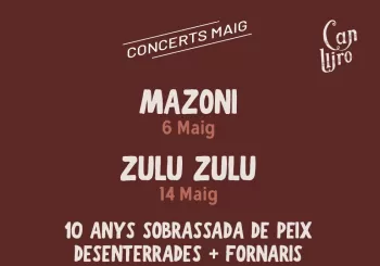 Festa 10 anys Sobrassada de peix: Desenterrades + Fornaris en Manacor