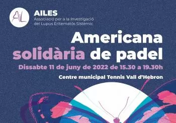 Americana solidària de padel en Barcelona