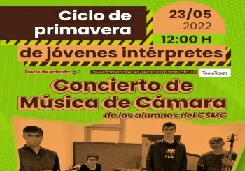 Ciclo de Primavera de Jóvenes Intérpretes 23 de Mayo en Tenerife