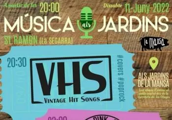 Música als Jardins - The Pink Goats + VHS en Sant Ramon