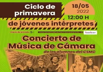 Ciclo de Primavera de Jóvenes Intérpretes 18 de Mayo en Tenerife