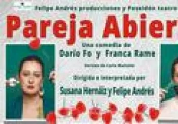 PAREJA ABIERTA. La gran comedia de Darío Fo. Éxito en todo el mundo en Madrid