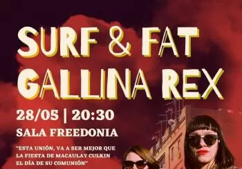 Surf & Fat + Gallina Rex en Freedonia en Barcelona