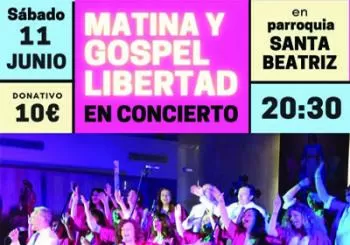 Matina y Gospel Libertad en Concierto en Madrid