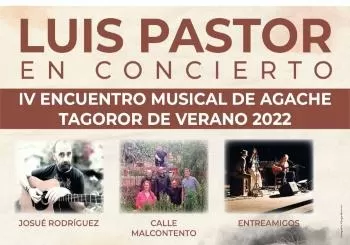 Luis Pastor, IV encuentro Musical de Agache en Tenerife