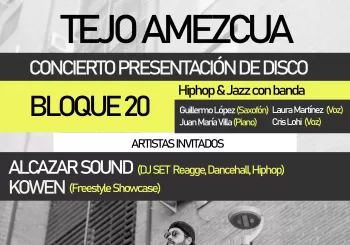 Concierto Tejo Amezcua Sala La Mecánica, en Jaén