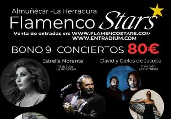 SUPER BONO 9 Conciertos 80€ - Flamenco Stars Almuñécar - La Herradura en Almuñecar - La Herradura