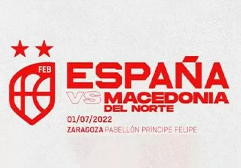 España vs Macedonia del Norte Baloncesto  en Zaragoza