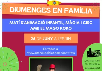 DIUMENGES EN FAMÍLIA: EL MAGO KOKO en Barcelona