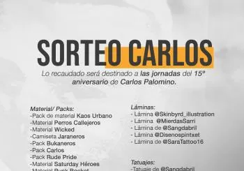 Sorteo 15 aniversario Carlos en Madrid