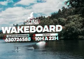 Wakeboard en Fornelos Junio 2022 en Fornelos de Montes