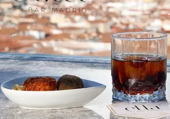 Ella Sky Bar: croquetas y vermut con vistas en Gran Vía en Madrid