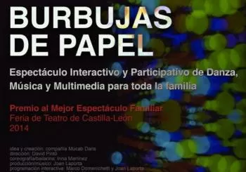 BURBUJAS DE PAPEL - Bacum - Domingo 18 Diciembre (12:00 h y 18:00 h) Público Familiar en Córdoba