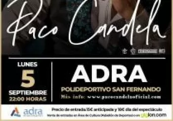 CONCIERTO DE PACO CANDELA 'PASEO POR LO ETERNO' en Adra
