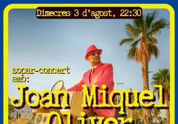 Joan Miquel Oliver, al Mussol Tropical en Sant Cugat Sesgarrigues