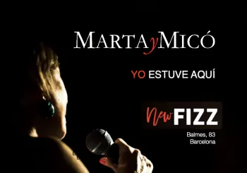 Marta y Micó. Yo estuve aquí en Barcelona