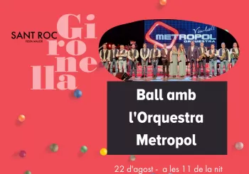 Sant Roc. Ball amb l'Orquestra Metropol en Gironella