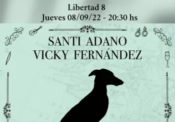 Santiago Adano + Vicky Fernandéz junto a La Vero Paz en Madrid