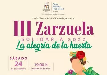 III Zarzuela solidaria Casa Ronald Valencia en 46900 Torrent, Valencia