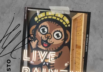 Live Painting by @perlazone + Dj set live by @the.omw en Barcelona
