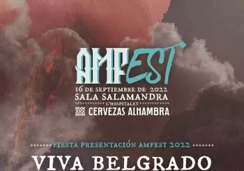 Presentación AMFest 2022: Viva Belgrado + Boneflower + Pinpilinpussies en L'Hospitalet de Llobregat